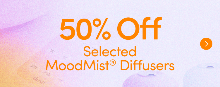 50% Off Selected Mood Mist Diffusers