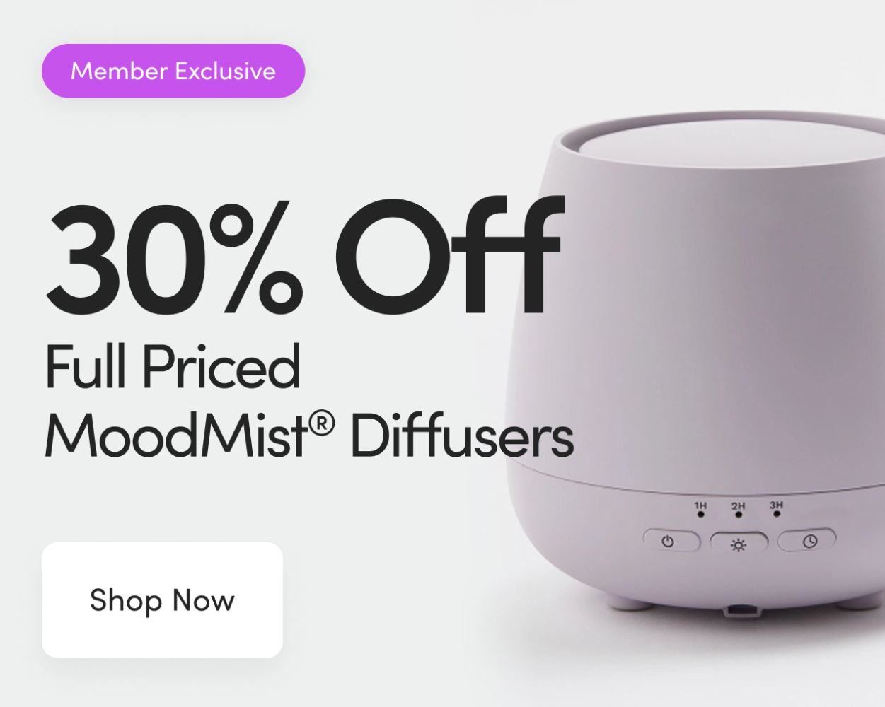 30% off MoodMist Diffusers