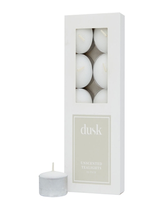 Unscented Tealights (10 Pack)