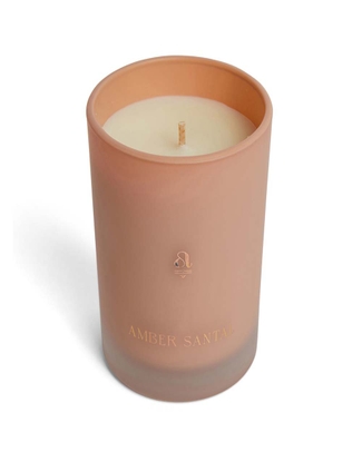 Bergamot & Sandalwood Amber Santal 1 Wick Scented Candle