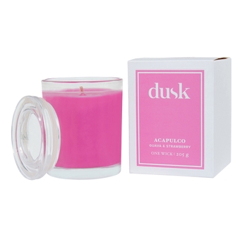 Guava &amp; Strawberry Acapulco 1 Wick Scented Candle