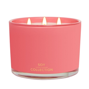Strawberries & Whipped Meringue 3 Wick Soy Scented Candle