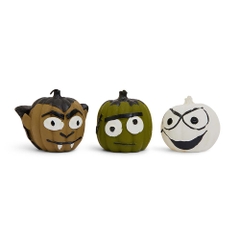 Freaky Family Pumpkin Novelty Candles (3 Pack)
