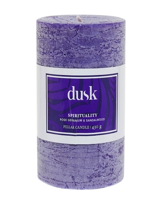 Rose Geranium & Sandalwood Spirituality Fragrant Pillar Candle