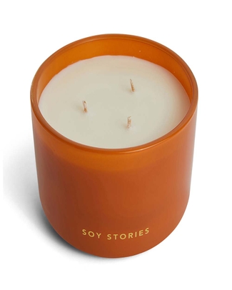 Creamy Caramel 3 Wick Soy Scented Candle