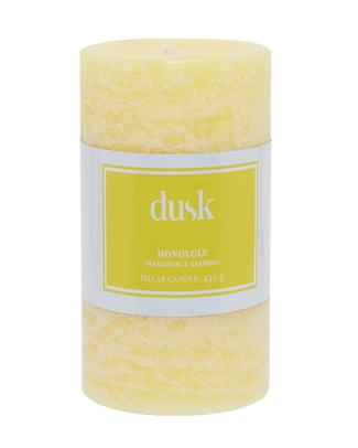 Frangipani & Gardenia Honolulu Fragrant Pillar Candle