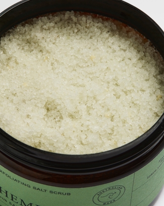 Hemp Oil with Sandalwood & Avocado Salt Body Scrub