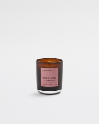 Pink Peony with Lychee & Peach Nectar Soy Candle 180g