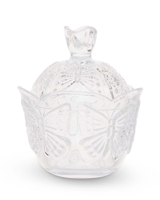Butterfly Clear Trinket Bowl