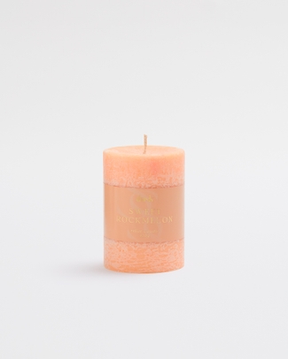 Sweet Rockmelon Scented Pillar Candle