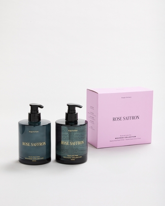 Rose Saffron Hand & Body Wash & Hand & Body Lotion Set 330mL