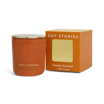 Creamy Caramel 1 Wick Soy Scented Candle