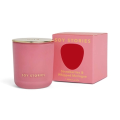 Strawberries & Whipped Meringue 1 Wick Soy Scented Candle